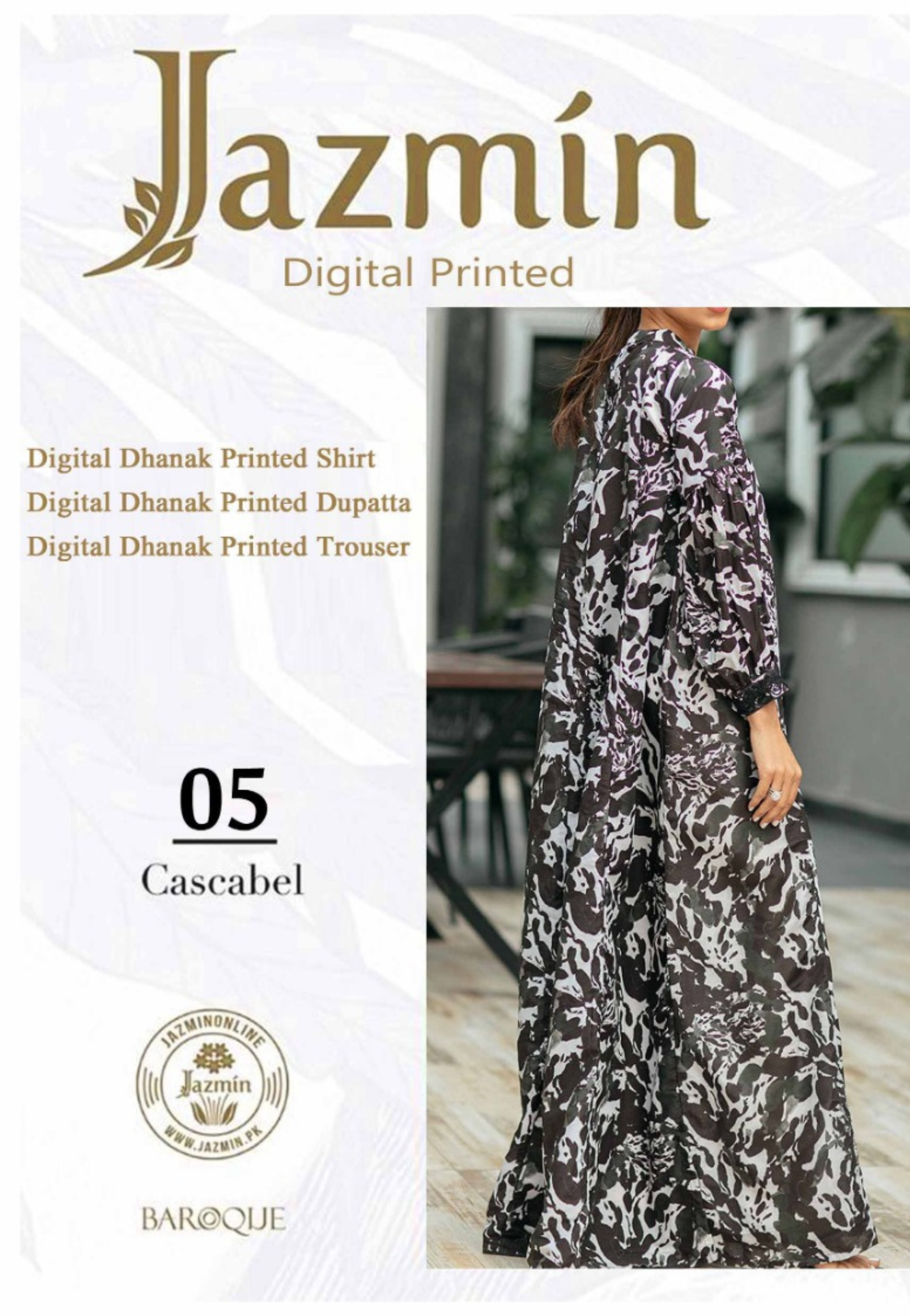 Jazmin Digital Printed Long Dress