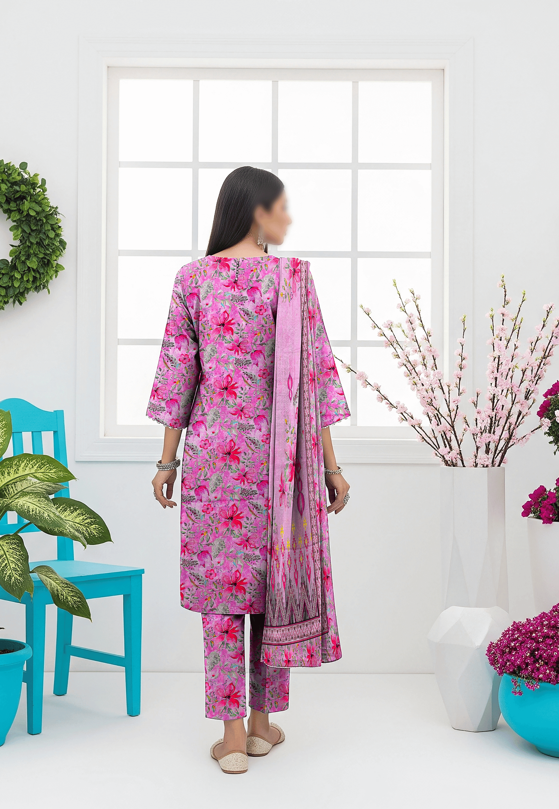 Digital Print 3-Piece Lawn Suit