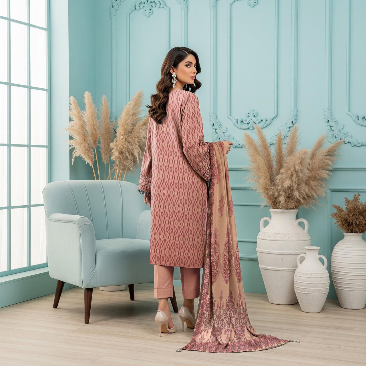 Dhanak Printed 3pc D#9